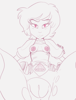 kayla-na:  More Pink Diamond Pussy. quick doodle.