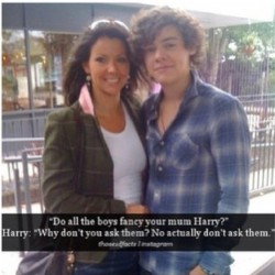 I LOVE when boys talk about or get protective over their moms!