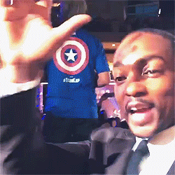redwing:  anthony mackie noticing the falcon funko pop i brought,