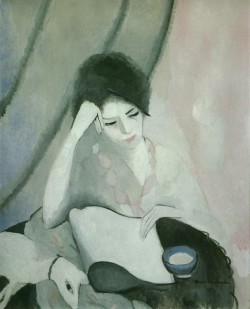 cold-as-gold:  Marie Laurencin, La Liseuse, 1913. 