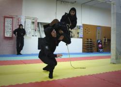 the-history-of-fighting:  Iran’s Female Ninjutsu Warriors 