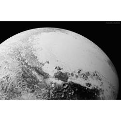 Pluto from above Cthulhu Regio #nasa #apod #pluto #planet #dwarfplanet