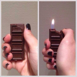 foodhumor:  Chocolate Bar Lighter - AVAILABLE HERE 