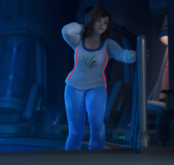 I fucking told you that she doesn’t have a widowmaker waist. Why