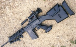 military-life:  Fal, PSG-1, M249 or what?  It’s an abomination