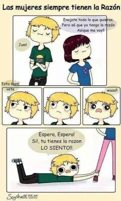 amarte-como-te-amo:  Las mujeres siempre tenemos la razón xD