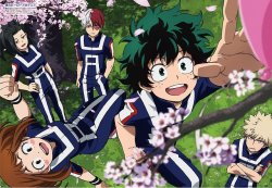 inactivenobody:    My Hero Academia Season 3   Animedia May 2018
