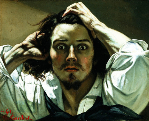 Gustave Courbet.Â Self Portait (The Desperate Man).Â 1843.