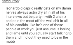 bonitaapplebelle:Leonardo Dicaprio appreciation post femburton