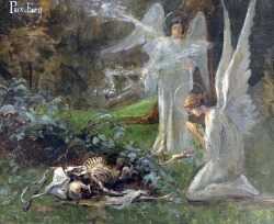 aqua-regia009: All Saints’ Day (1897) - René Charles Edmond