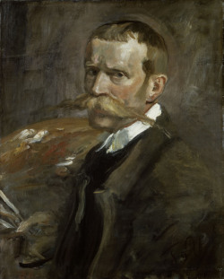 Fritz von Uhde (German, 1848-1911), Self-portrait, 1898. Oil