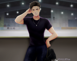 violletzx: Otabek <3 I really liked this drawing … it worked