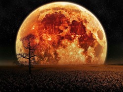 lilmoth95:  The Second Blood Moon – Aries Lunar Eclipse; October
