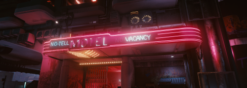 johnnysrockergirl:  NO-TELL MOTEL IN KABUKINIGHT CITY / CYBERPUNK