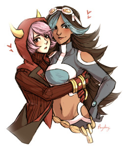 princess-paigeling:  pirate bae & nerd gf  ❤ 