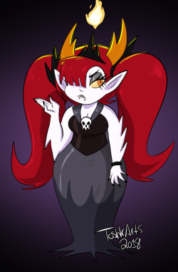 toshkarts: Hekapoo totally had a goth phase at some point(I stole