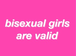 stateofsleeping:  💕 bisexual people are valid 💕 