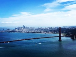 The City by The Bay, San Francisco.  (at Golden Gate Bridge)