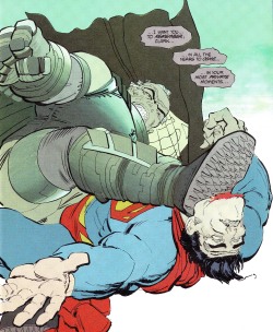 thecomicsvault:  BATMAN v SUPERMANTHE DARK KNIGHT RETURNS #4Art
