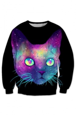 acheice: Super Cute Sweatshirts For You  3D Cartoon Cat   3D