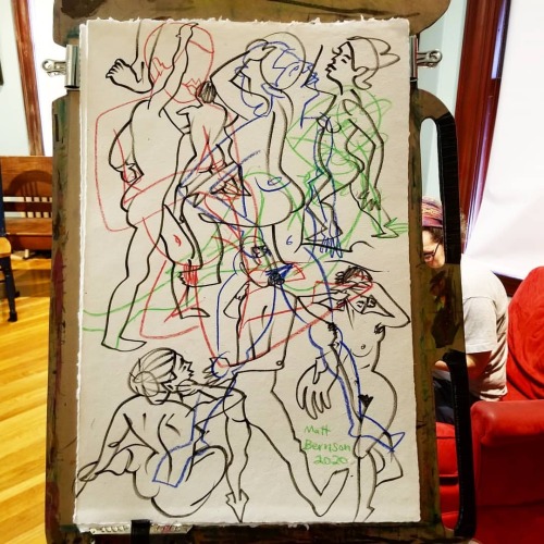 First figure drawing event at Follow Your Art!  Thanks Nicole