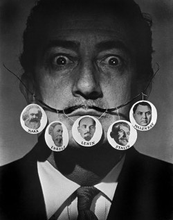 Salvador Dalí by Philippe Halsman.
