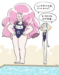 talyaperper:  “Good weather, isn’t it, Pearl-chan!” “I-Indeed