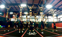 ohheylookitsamy:  University of Louisville Cardinals Coed cheerleaders