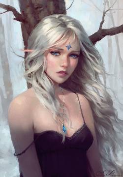 megarah-moon:  “Ice Princess” by  Selenada  