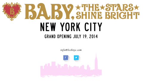 alicelaughingalonewithtea:  manda-the-stars-shine-bright:  rainedragon:  GUYS. BABY IS OPENING A STORE IN NY USA!BABY NYC WebsiteFacebookTwitterAlso Tokyo Rebel is reopening right next door!   YyyeeeEEEESSSSSSSSS  Goodbye money