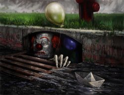 pixelated-nightmares:  We All Float Down Here by jhuertajr 