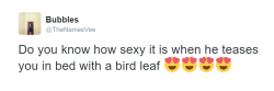 onlyblackgirl:  bird leaf.  