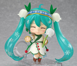 goodsmilecompanyunofficial:  Nendoroid Snow Miku: Snow Bell Version