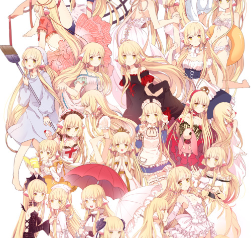 princess-peachie:  All of Chi’s super pretty outfits which inspired me growing up as a teen ^^ 