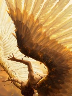  The fall of Icarus by René Milot 