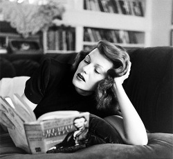  Rita Hayworth at home. Photographed by John Florea. October,