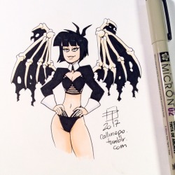 callmepo: I don’t normally revisit a tiny doodle but Alt Angel