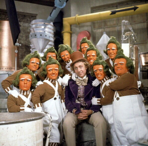 Surround yourself with friends to cushion against life’s hard knocks (Gene Wilder and the Oompa Loompas, “Willie Wonka & the Chocolate Factory”, 1971)