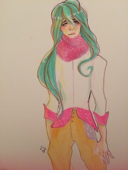 pandamani:  Copic maki doodles