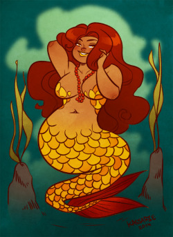 kassarie-art:  An alluring mermaid. 