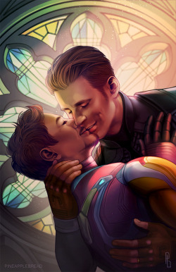 pineapplebread:   My MCU version of that Earth-3490 wedding kiss,