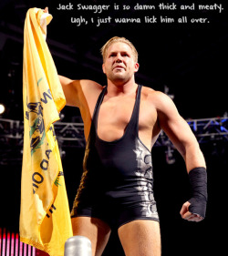 wrestlingssexconfessions:  Jack Swagger is so damn thick and