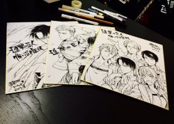 fuku-shuu:  New illustration boards featuring the A Choice with