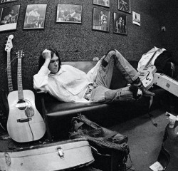 soundsof71:  Neil Young, backstage at the Electric Factory, Philadelphia,