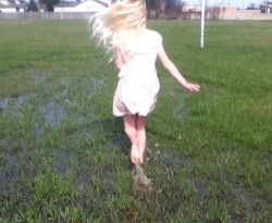 soaked-grass:  soaked-grass:  i frolicked in a huge puddle in