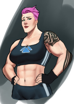 A little test with Zarya.