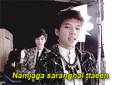 demaglia:  Dongwoo keeps coming back to finish his line~ 