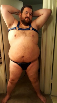 robdoggz6891:  Showing off my first harness! Thanks to the boyf