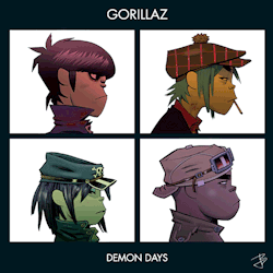 jbetcom:  Gorillaz - Demon Days - 2005 Original album cover Requested