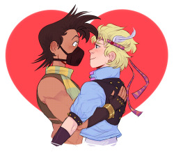 sugarandmemories:  slightly cleaned up a cute CaeJose sketch